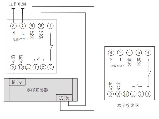 RT-L係列可調(diào)漏電繼(jì)電器型號分類