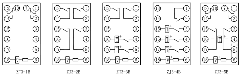 ZJ3-3B內部接線圖