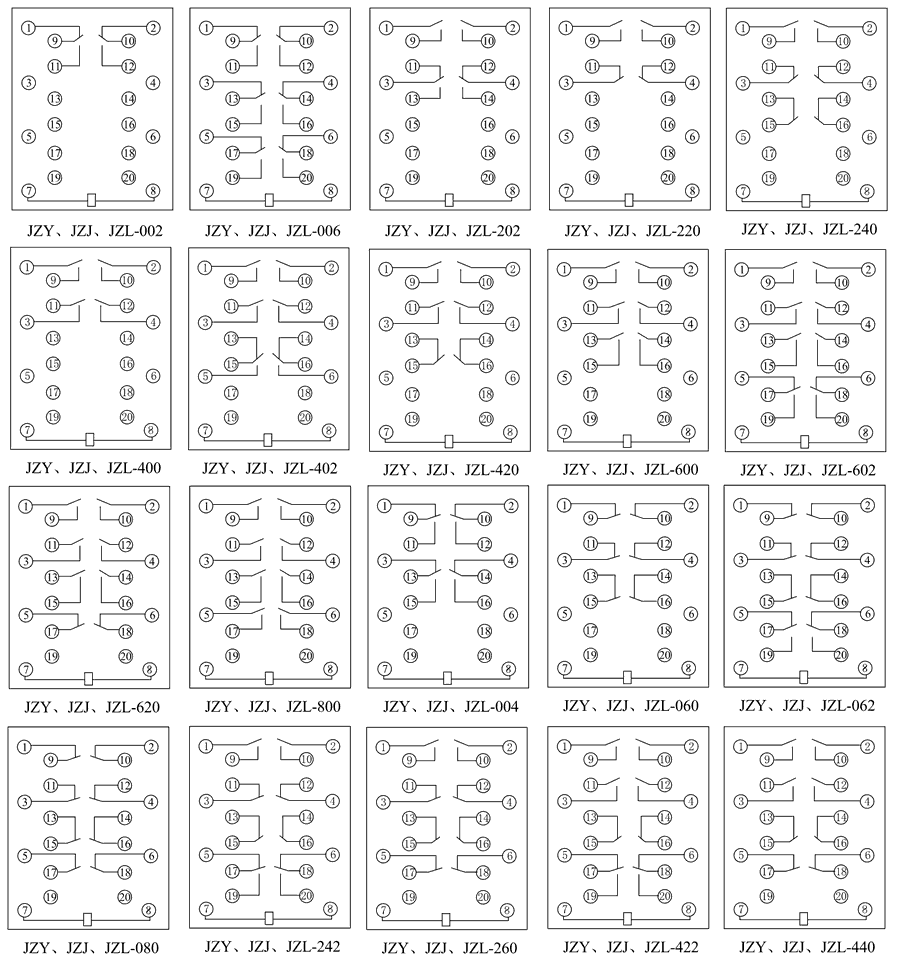 JZY-422內部接線圖