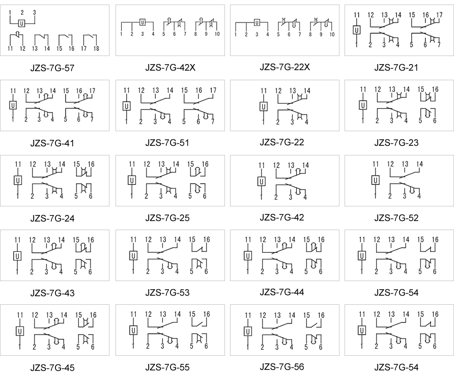 JZS-7G-51內部接線圖