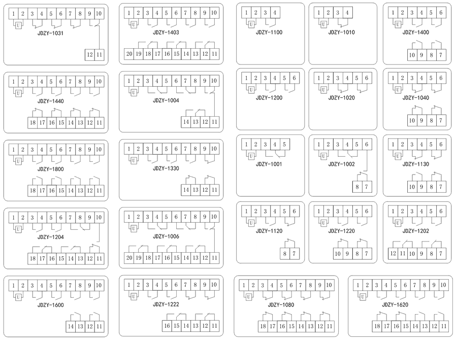 JDZY-1130內部接線圖