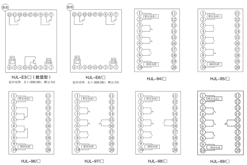 HJL-94/A內部(bù)接線圖