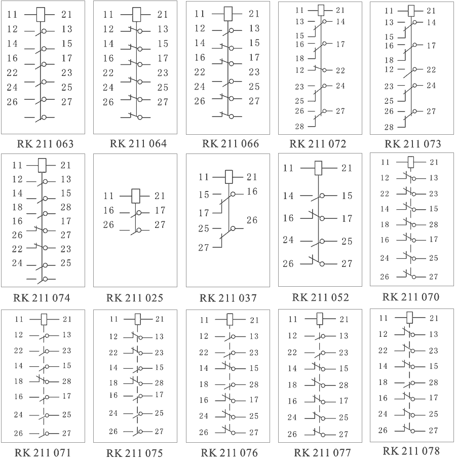 RXMA1-RK211070內部(bù)接線圖